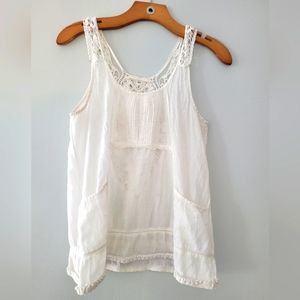 Vanilla Star crocheted tank